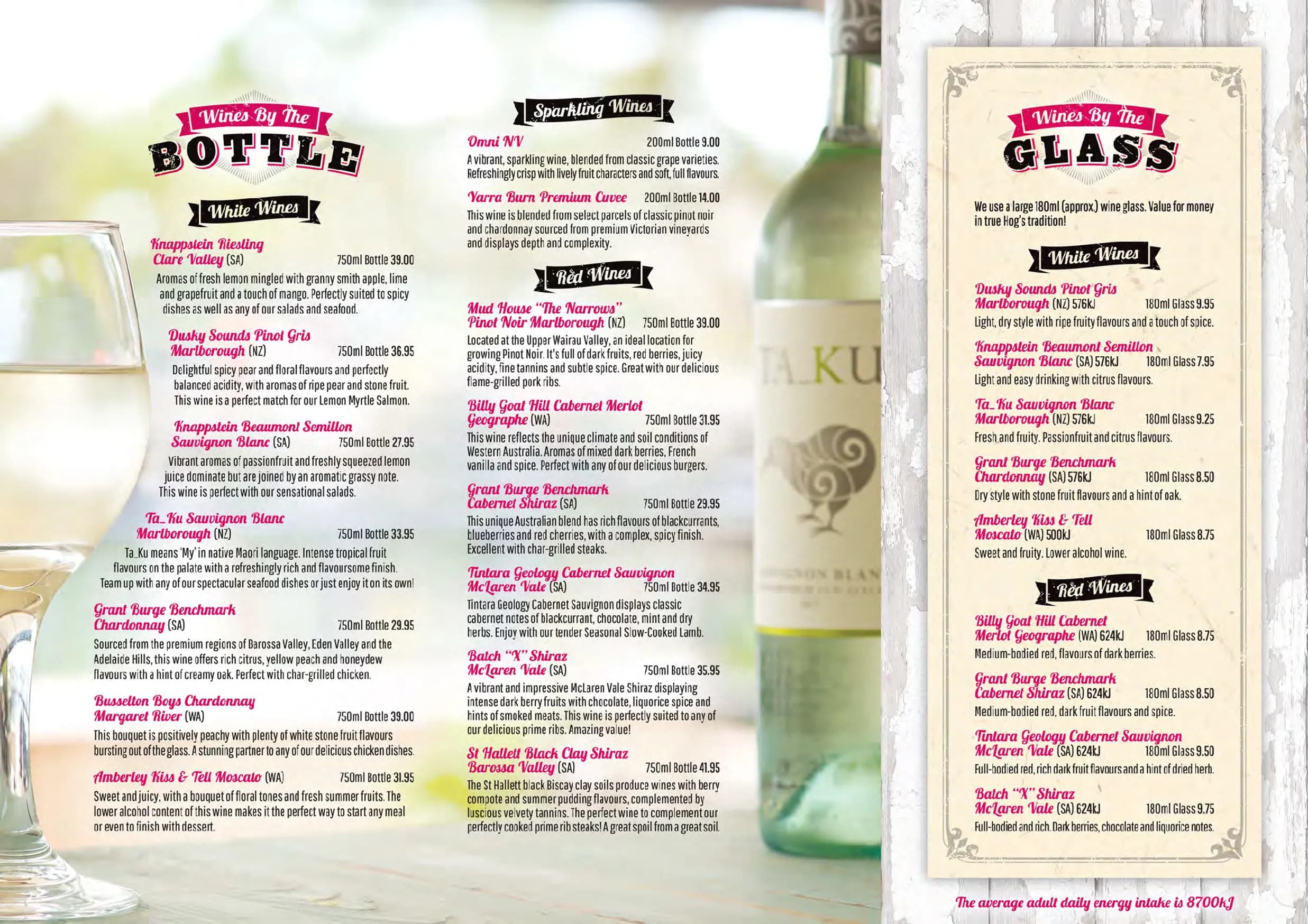 Hog's Breath Cafe Eaton menu, page 3