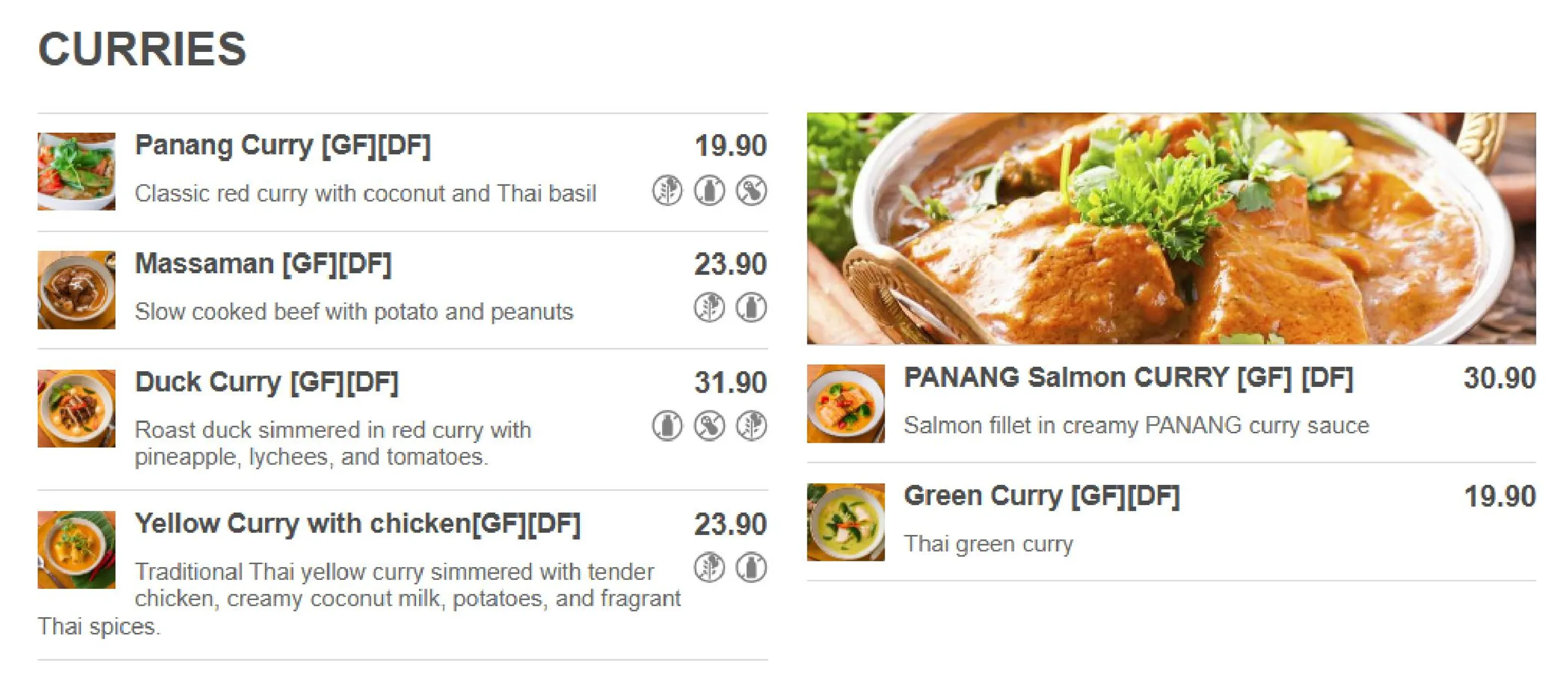 Baramee Thai Cuisine menu, page 5