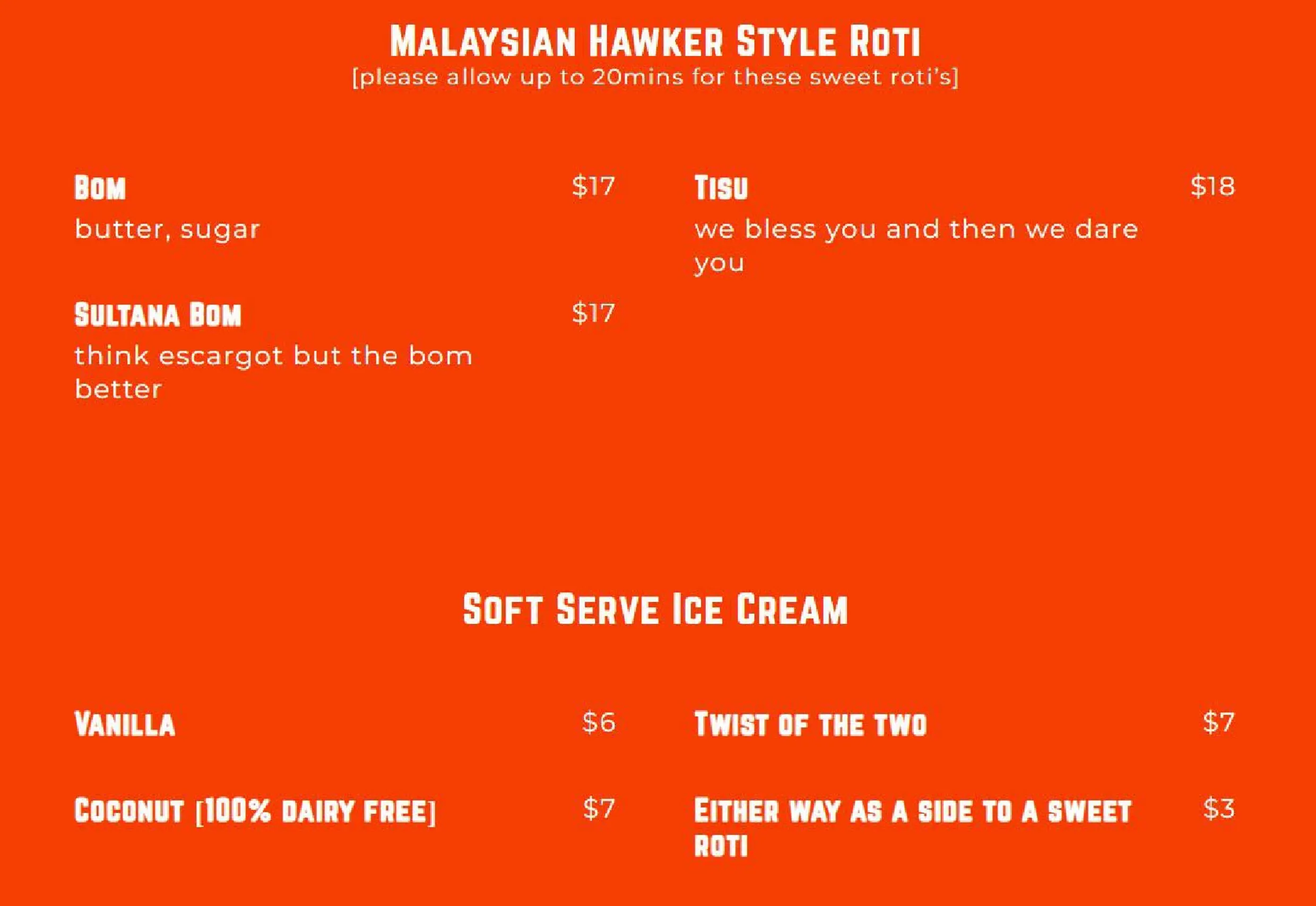 Kafe Kooks menu, page 10