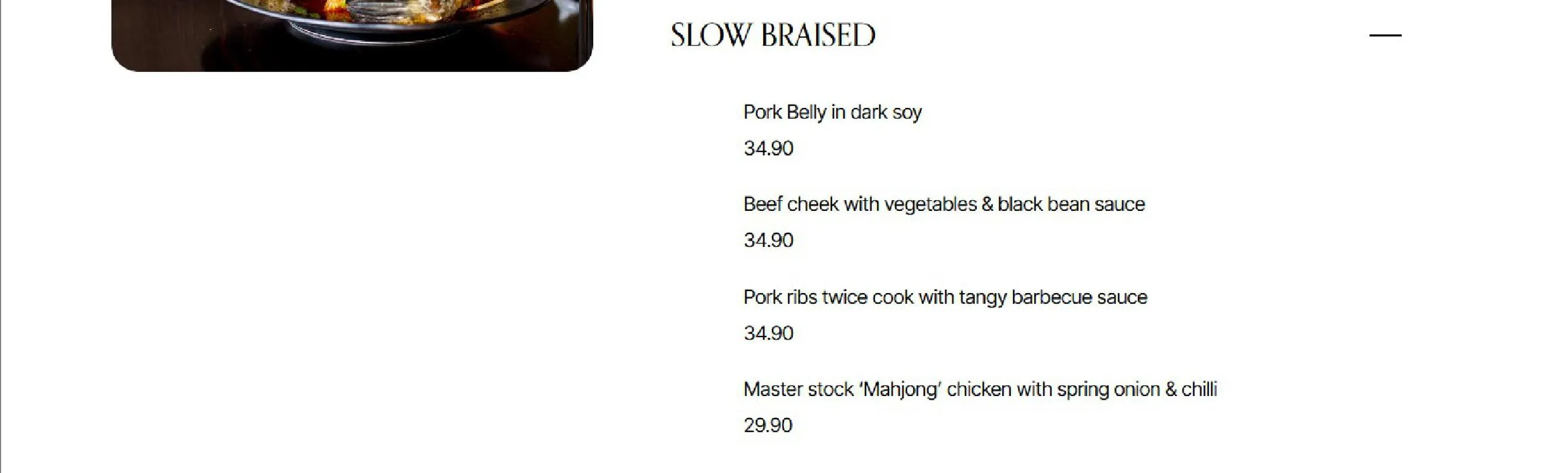 Concubine menu, page 4