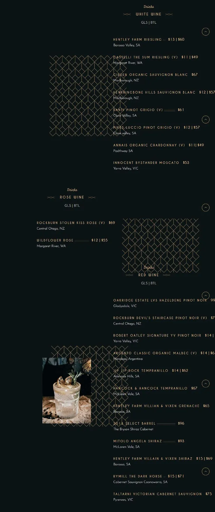 Bayroute Bar and Grill menu, page 3