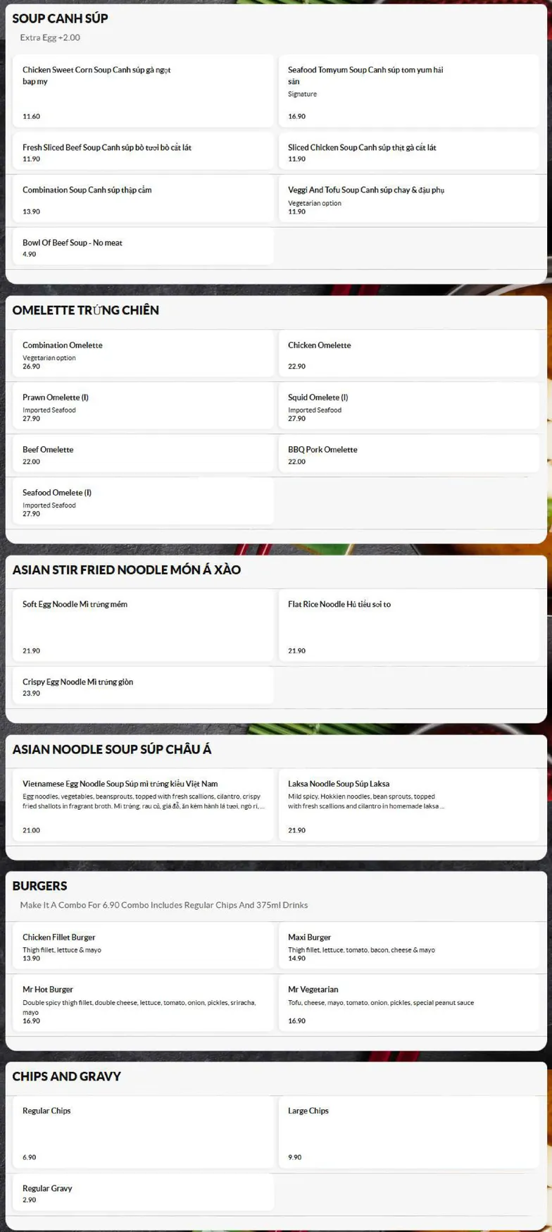 Saigon Express Kingston menu, page 7