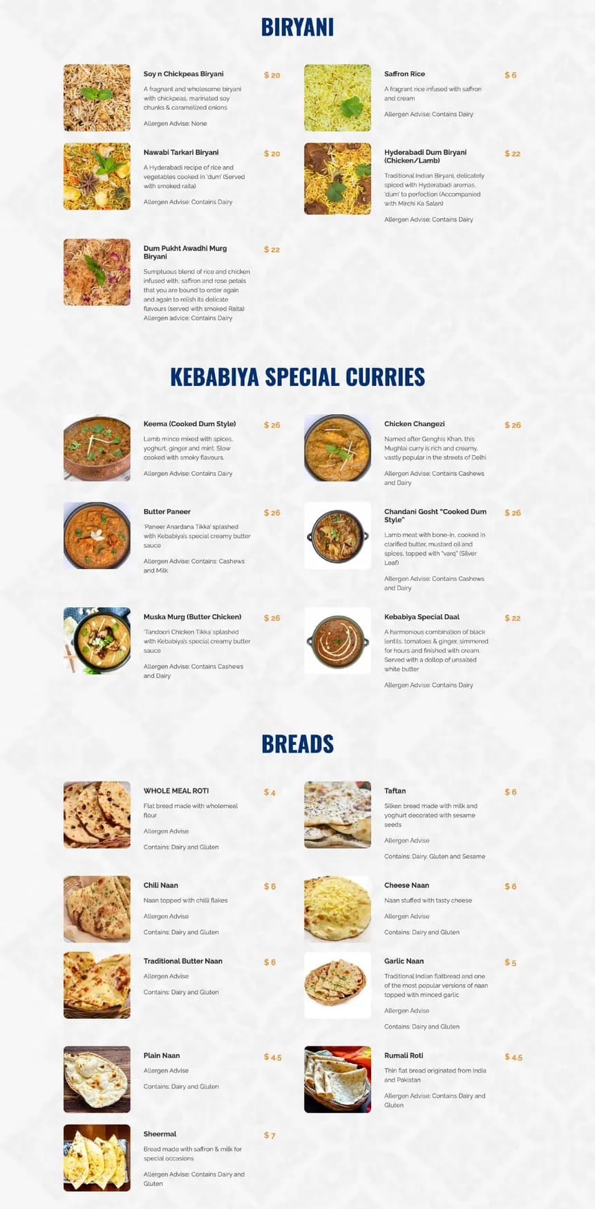 Kebabiya Dural menu, page 4