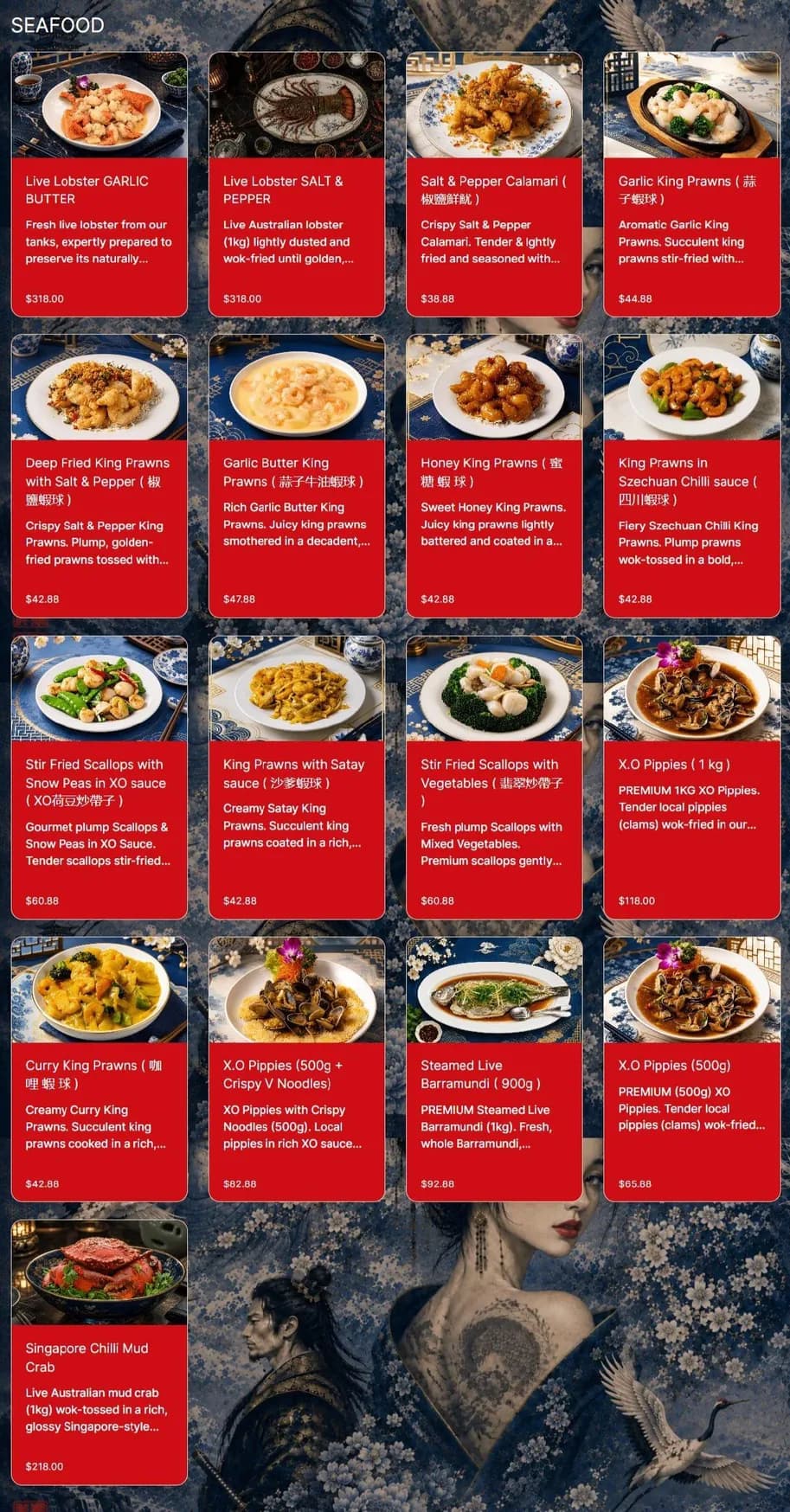 Beverly Hills 888 menu, page 2