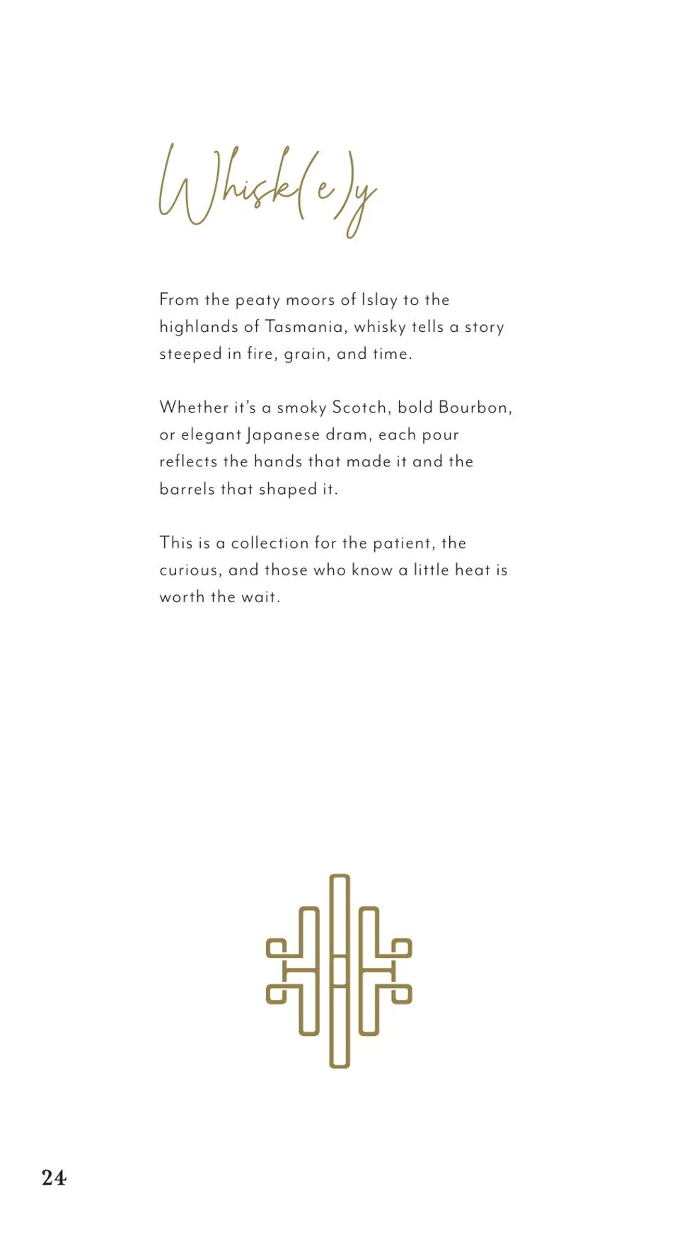 The Fox Hole menu, page 28
