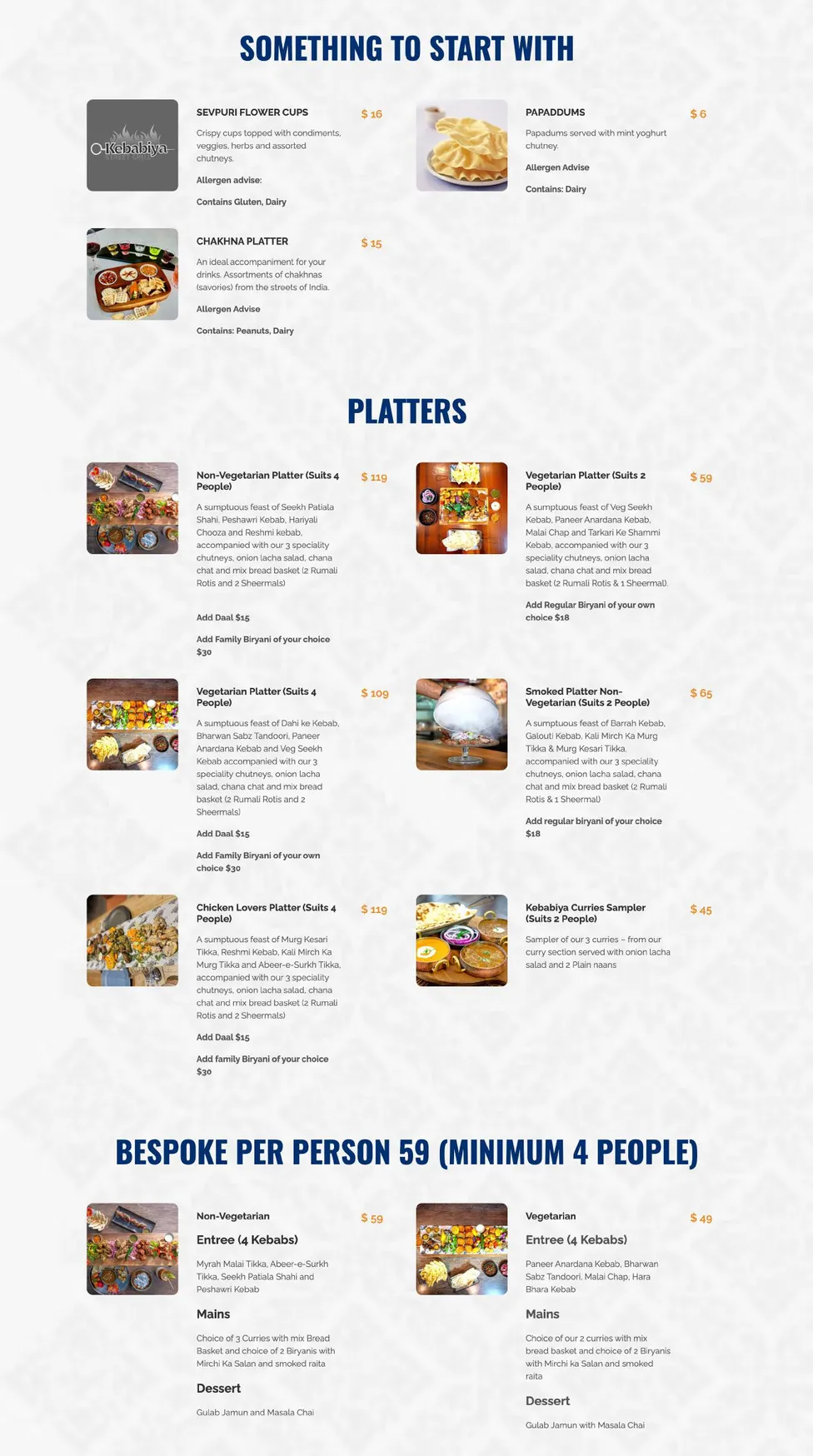 Kebabiya Dural menu, page 1